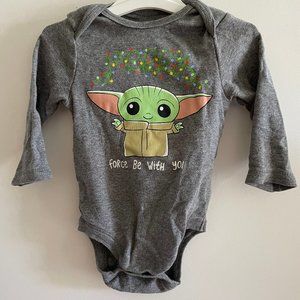 Baby Yoda Christmas Onesie